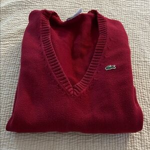 Vintage lacoste cotton sweater